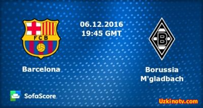 Барселона - Боруссия М прямая онлайн трансляция